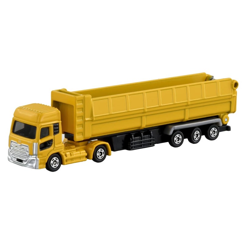 تومي Tomica Long Type Tomica No. 147 UD Tracks Quon Trailer Dump - Image 1